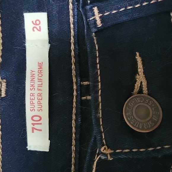 LEVI'S 710 super skinny jeans - Picture 2 of 5